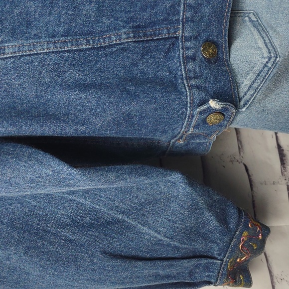 Vintage American Hero Embellished Denim Jacket - Picture 9 of 10